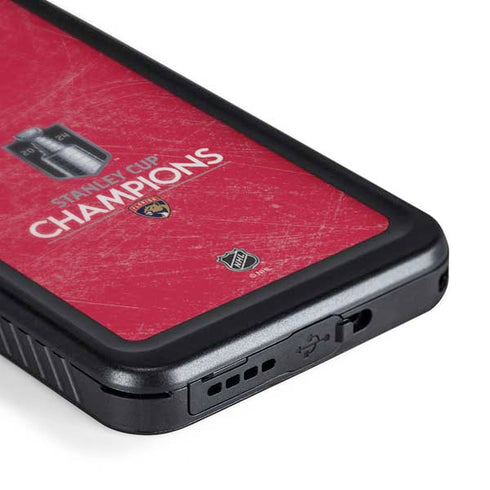 NHL 2024 Stanley Cup Champions Panthers Galaxy S24 Waterproof Case